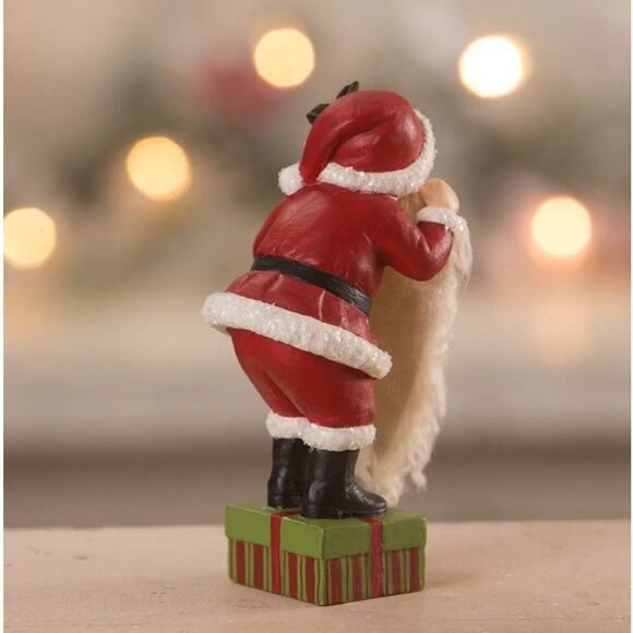 Bethany Lowe Leo's Santa Dress Up Christmas Boy Child Children Costume Figure - Picture 2 of 2